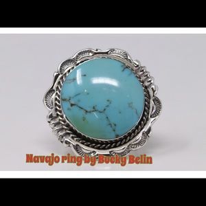 🔵😍Navajo sterling and turquoise ring